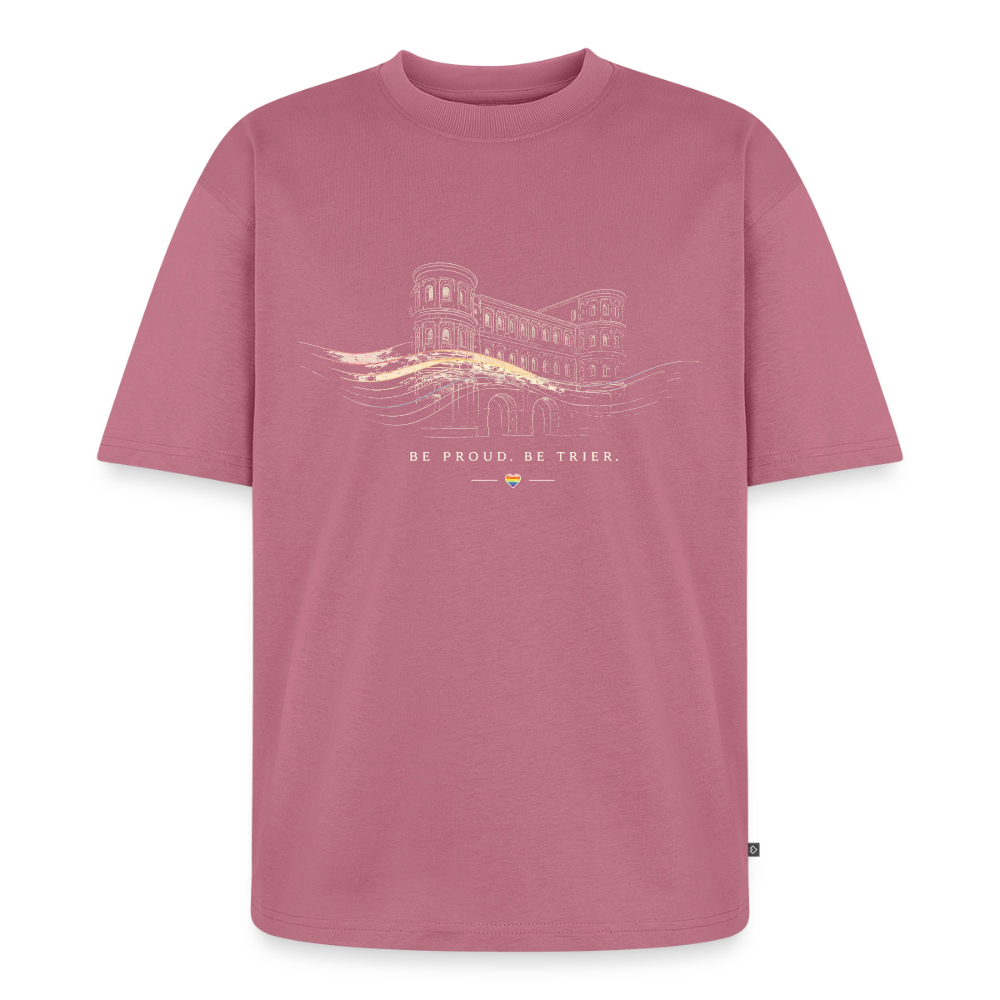 Pride Unisex Premium Oversized Bio T-Shirt - Mauve