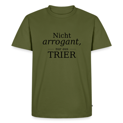 Trier Spruch Männer Premium T-Shirt - Khaki