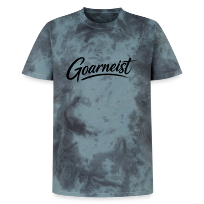 Goarneist Unisex Premium Tie Dye T-Shirt - Schwarz/Blau