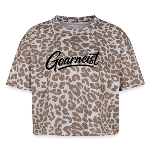 Goarneist Boxy Leo Frauen Premium Organic T-Shirt - Leopard print