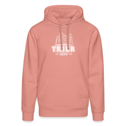 Trier Unisex Bio-Hoodie DRUMMER - Altrosa