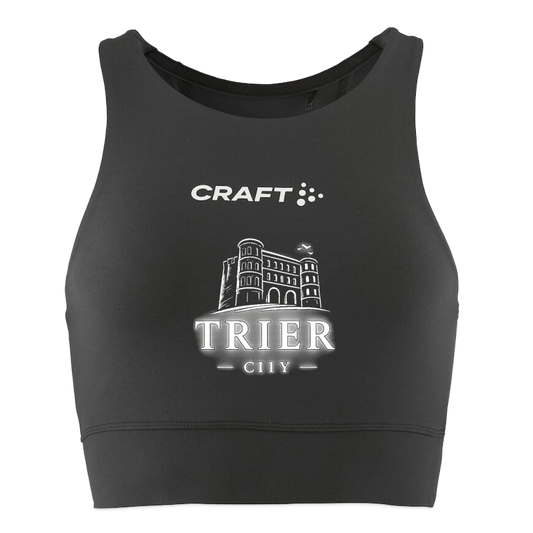 Trier CRAFT Rush 2.0 Frauen Crop Top - Schwarz
