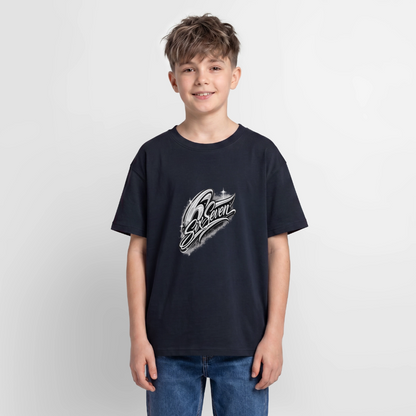SixSeven Oversized Teenager Premium Organic T-Shirt - Navy