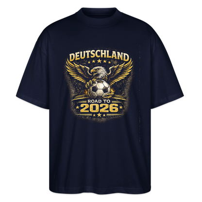 Deutschland  Oversized Unisex Bio T-Shirt - Navy