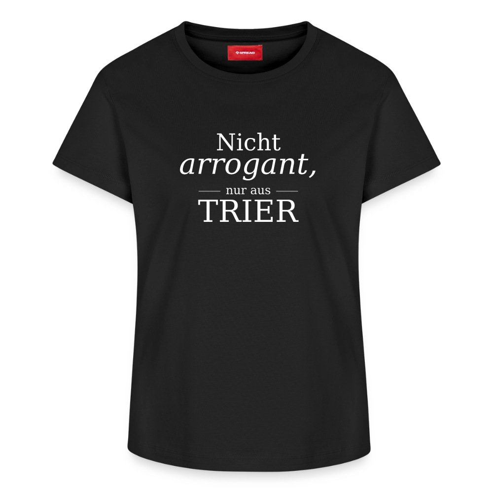 Trier Frauen Supima Cotton T-Shirt - Schwarz