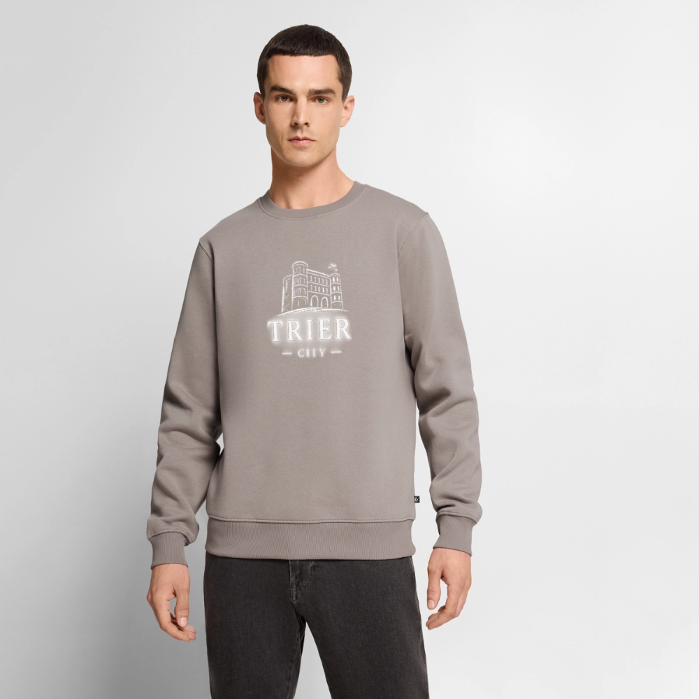 Trier Männer Premium Pullover - Taupe