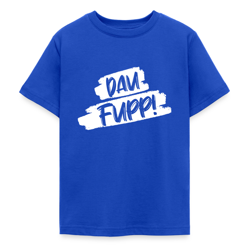 Dau Fupp Teenager T-Shirt - Royalblau
