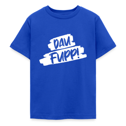 Dau Fupp Teenager T-Shirt - Royalblau