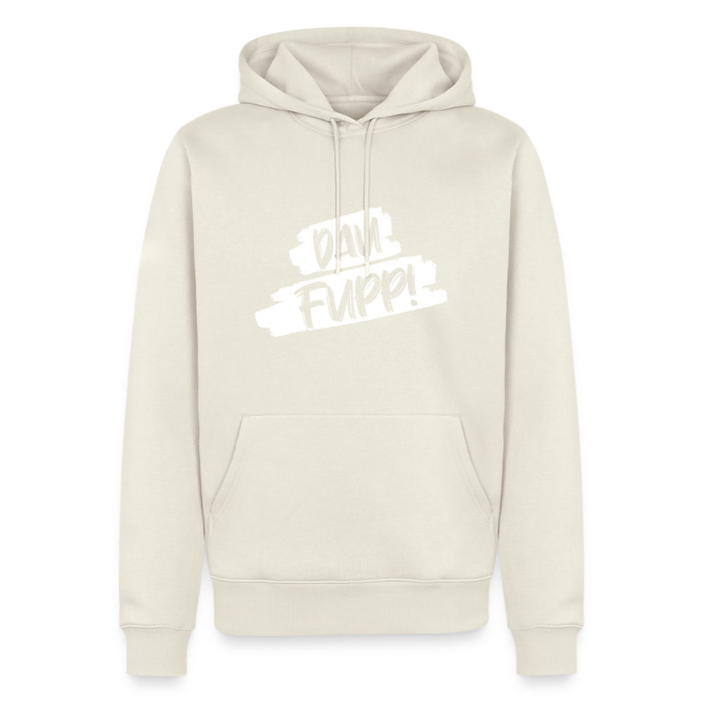 Dau Fupp Männer Premium Hoodie - Naturweiß