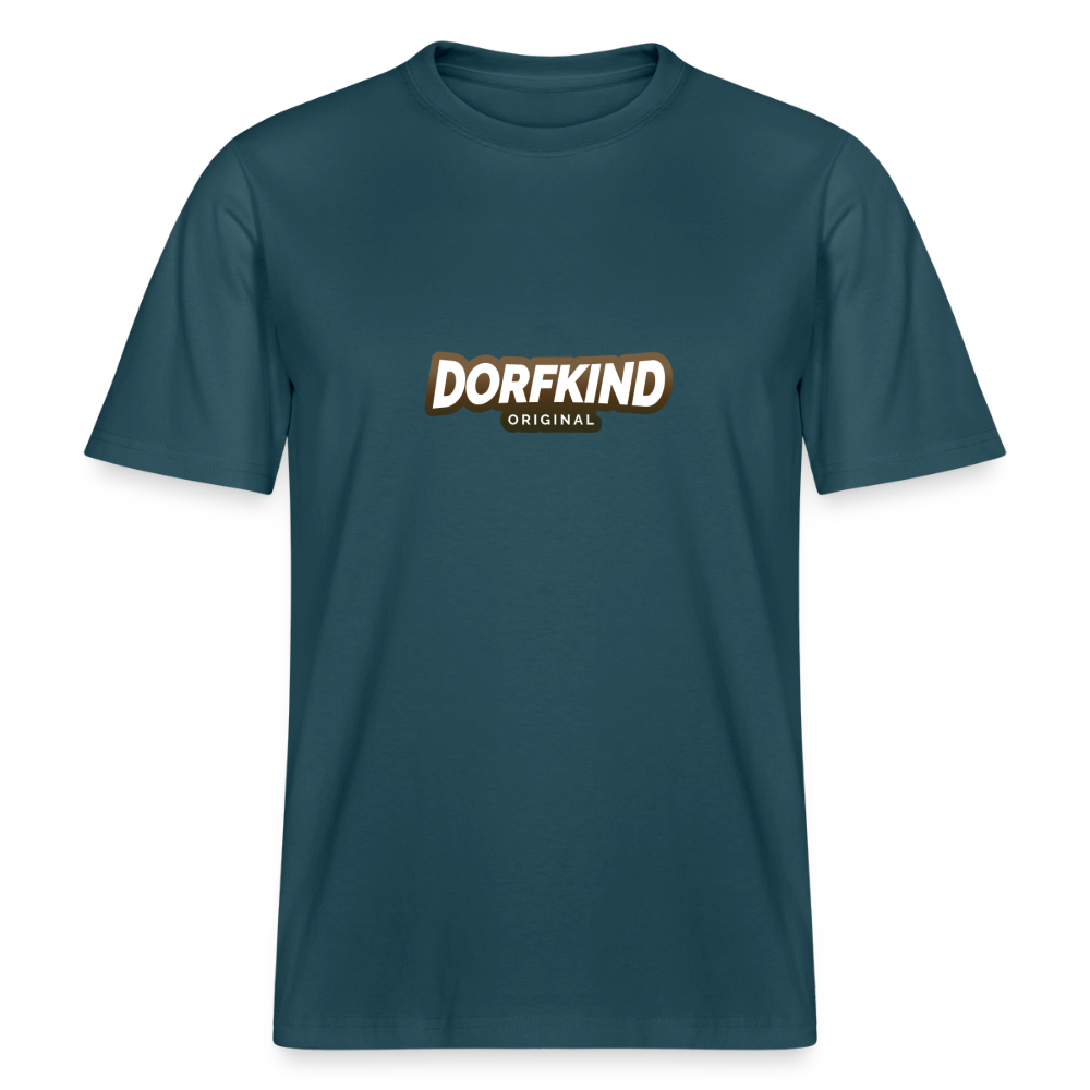Dorfkind  RELAXED FIT Unisex Organic T-Shirt - Dunkles Petrol