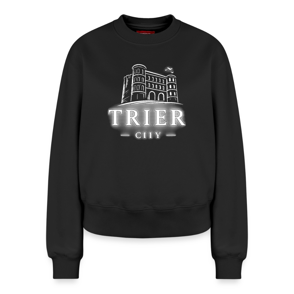 Trier Relaxed Frauen Organic Sweatshirt – DIS54 - Schwarz