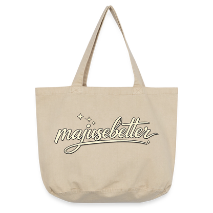 Majusebetter Vintage-Washed Shopper - Vintage Sand 