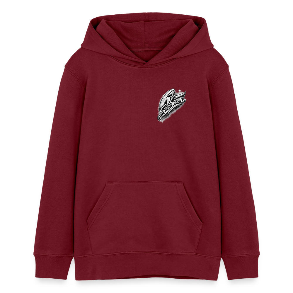Teenager Organic Hoodie Mini Cruiser von Stanley/Stella - Burgunderrot