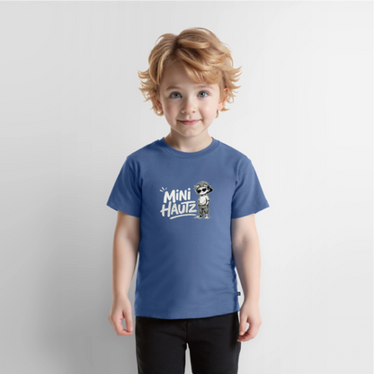 Mini Hautz Kinder Premium T-Shirt - Taubenblau
