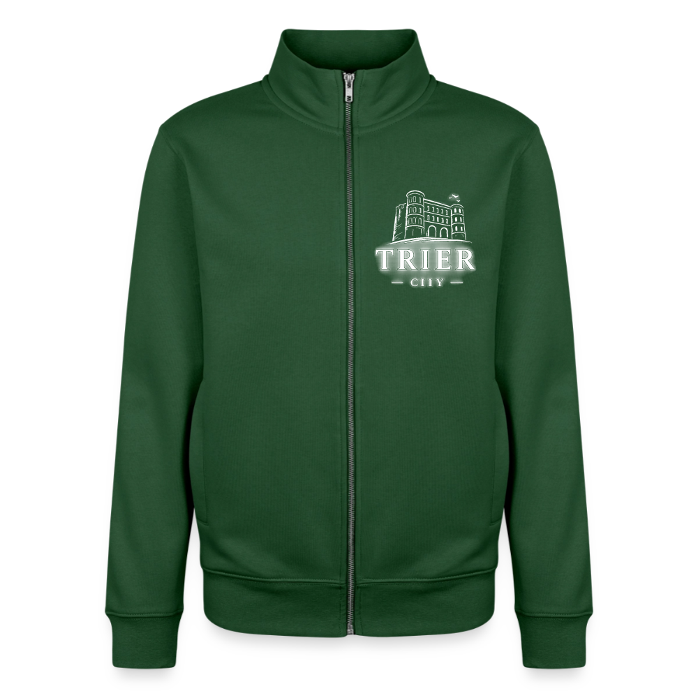 Trier City Unisex Bio Zip Sweatshirt von Stanley/Stella - Flaschengrün