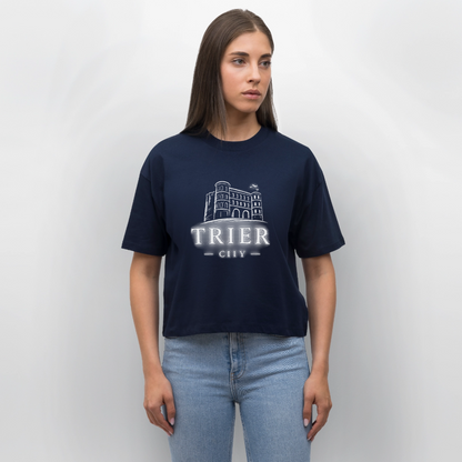 Trier Stanley/Stella Frauen Boxy Bio-T-Shirt Nova - Navy