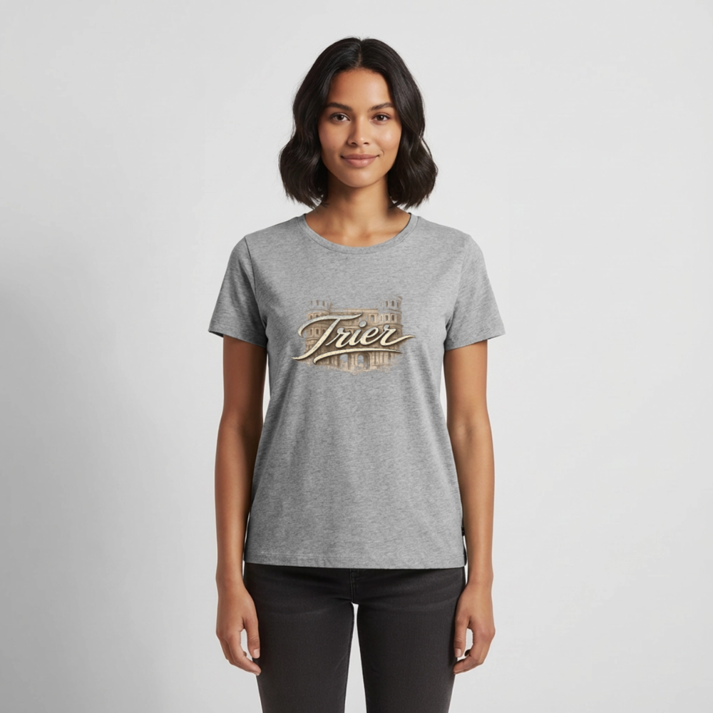 Trier mit Porta Lady Shirt - heather grey