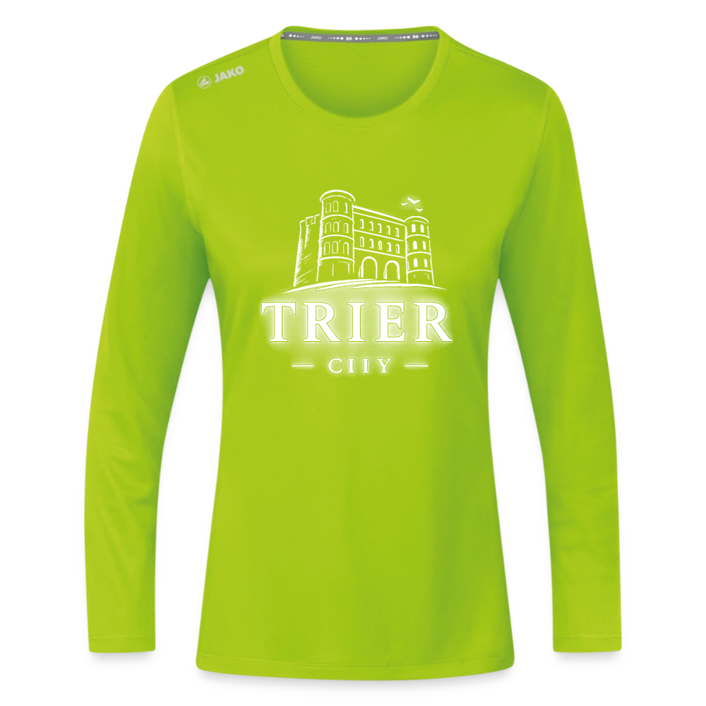 Trier JAKO Frauen Longsleeve Run 2.0 - Neongrün