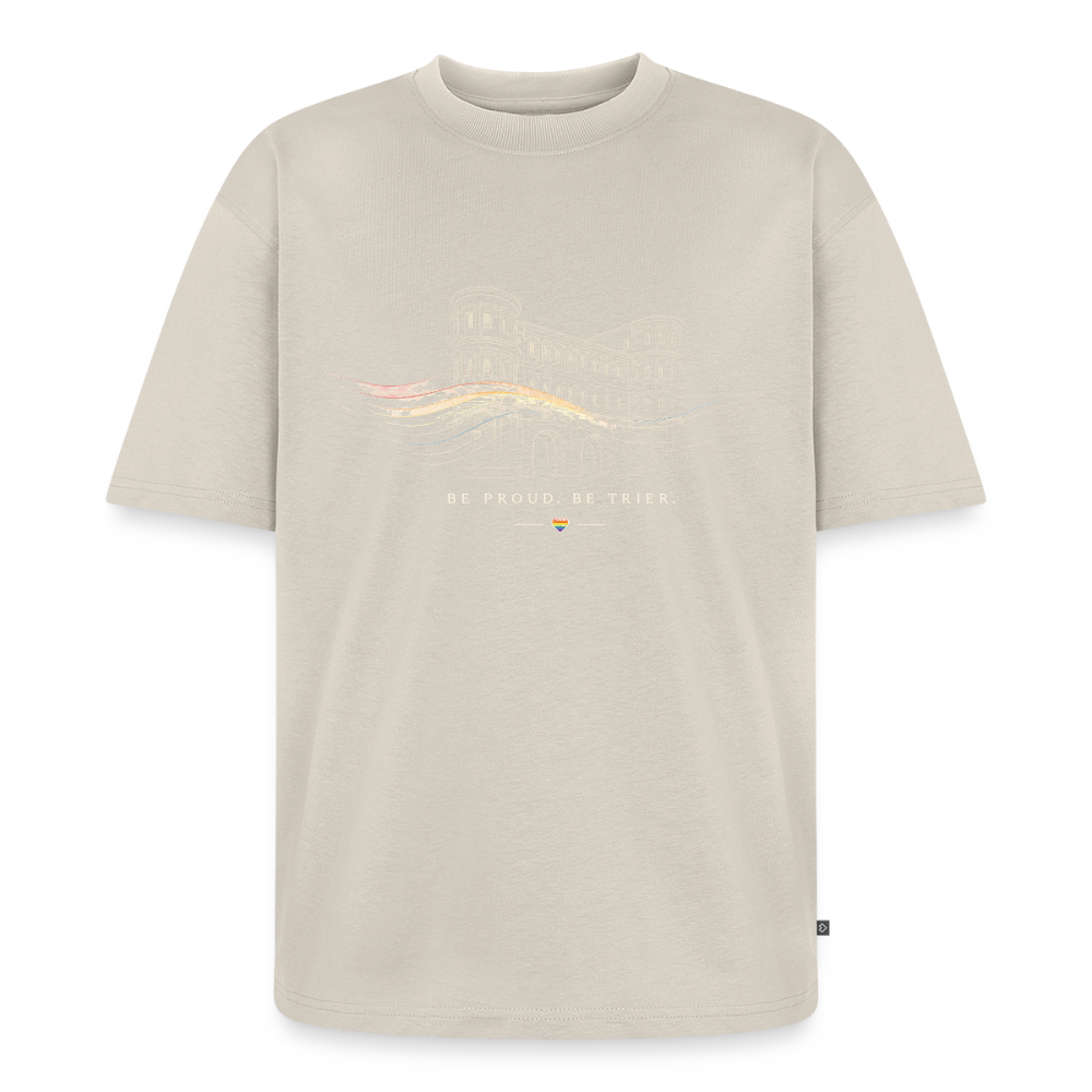 Pride Unisex Premium Oversized Bio T-Shirt - Beige