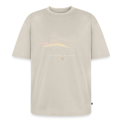 Pride Unisex Premium Oversized Bio T-Shirt - Beige