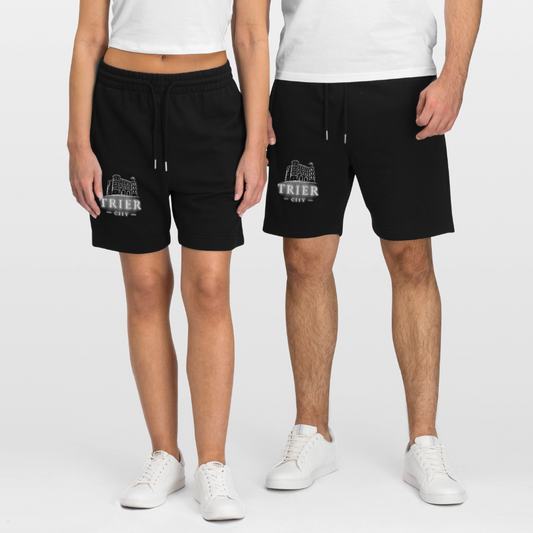 Trier Stanley/Stella Unisex Bio Joggingshorts Trainer - Schwarz