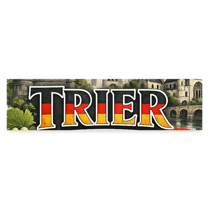Trier Auto-Aufkleber - Mattweiß