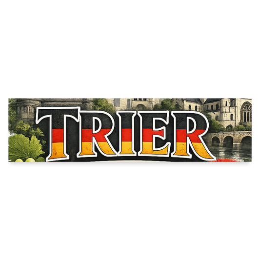 Trier Auto-Aufkleber - Mattweiß