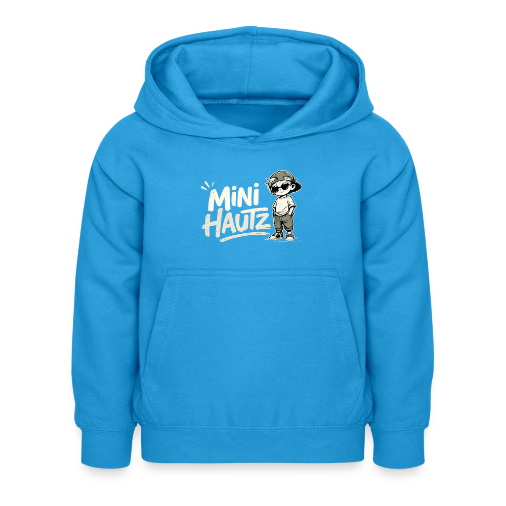 Mini Hautz Kinder Hoodie - Meeresblau