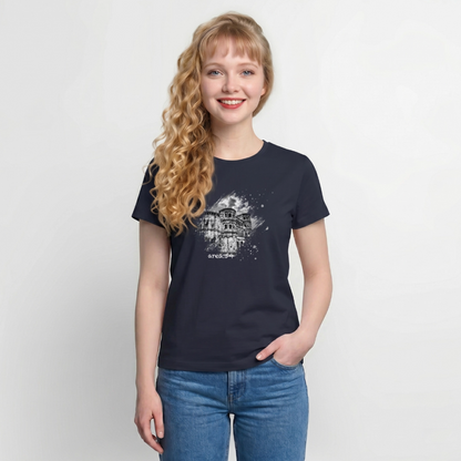 Trier Frauen Supima Cotton T-Shirt - Navy