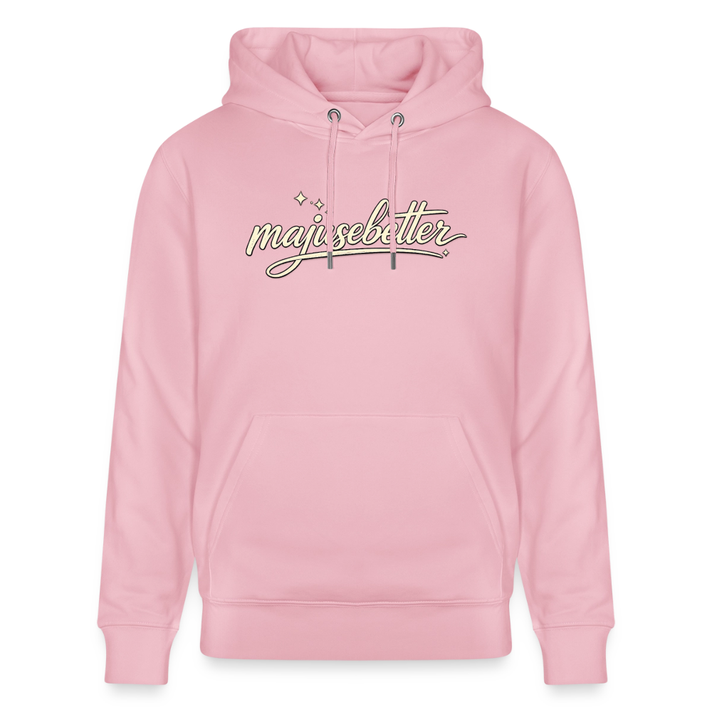Majusebetter Unisex Bio-Hoodie CRUISER - Hellrosa