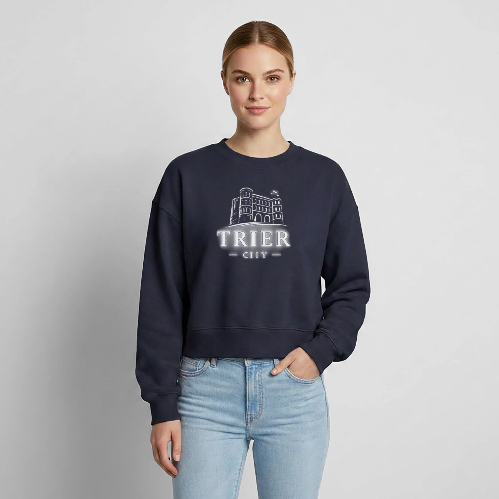 Trier Relaxed Frauen Organic Sweatshirt – DIS54 - Navy