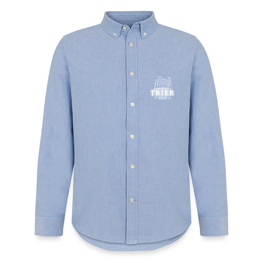 Trier Männer Oxford Hemd von Stanley/Stella - Carolina Blue