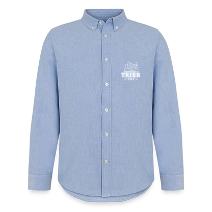 Trier Männer Oxford Hemd von Stanley/Stella - Carolina Blue