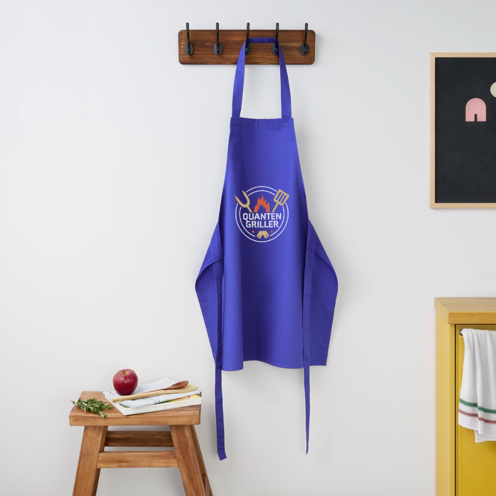 Quanten Griller Kochschürze - Royalblau