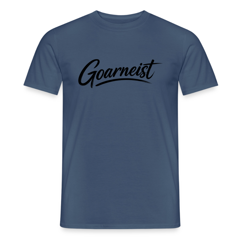 Goarneist Männer T-Shirt - Dunkles Denimblau