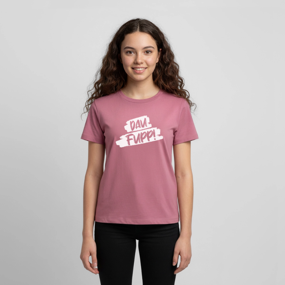 Dau Fupp Teenager Premium T-Shirt - Mauve