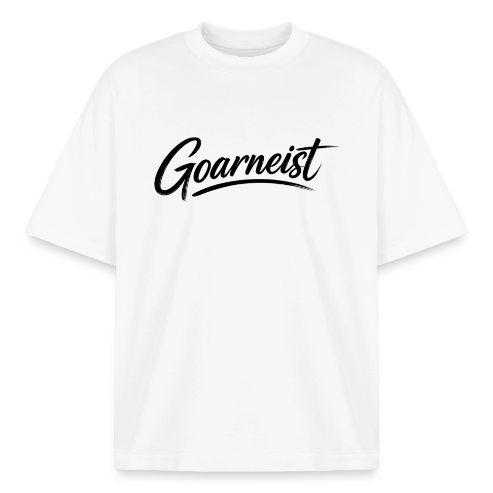 Goarneist Boxy Heavyweight Unisex Organic T-Shirt - Weiß