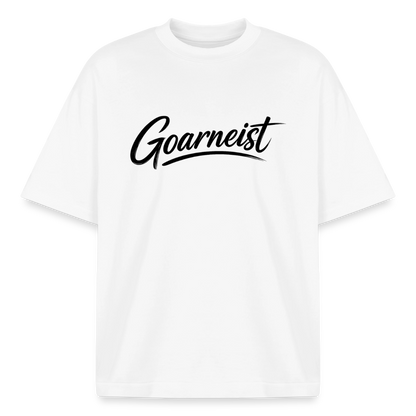 Goarneist Boxy Heavyweight Unisex Organic T-Shirt - Weiß