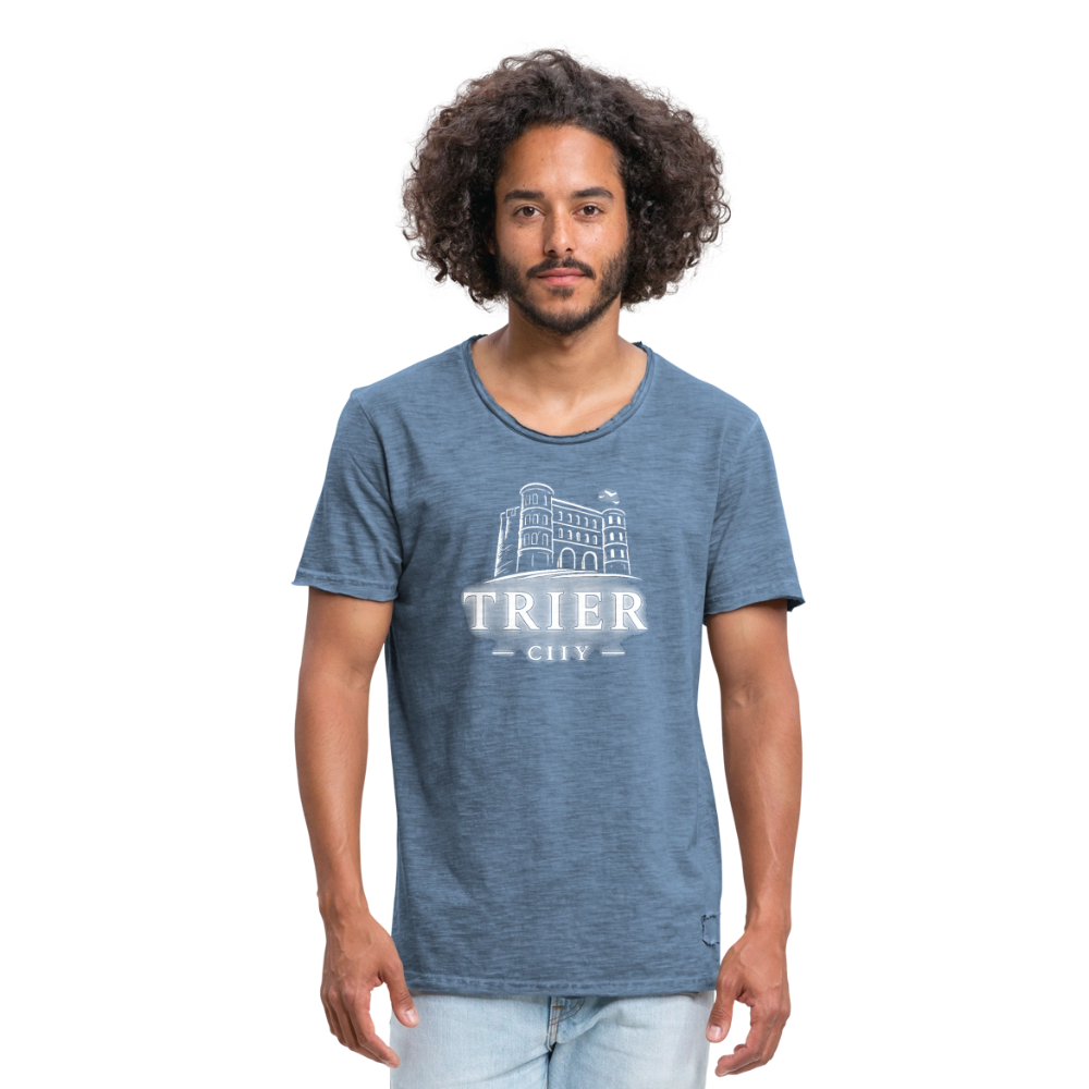 Trier Männer Vintage T-Shirt - Vintage Denim