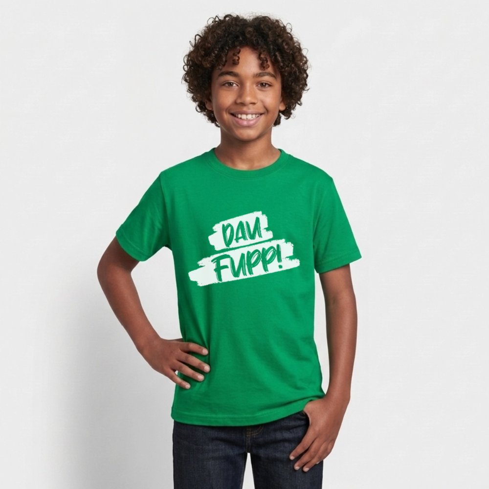 Dau Fupp Teenager T-Shirt - Kelly Green