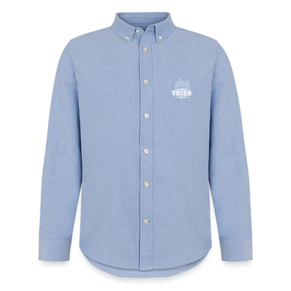 Trier Männer Oxford Hemd - Carolina Blue