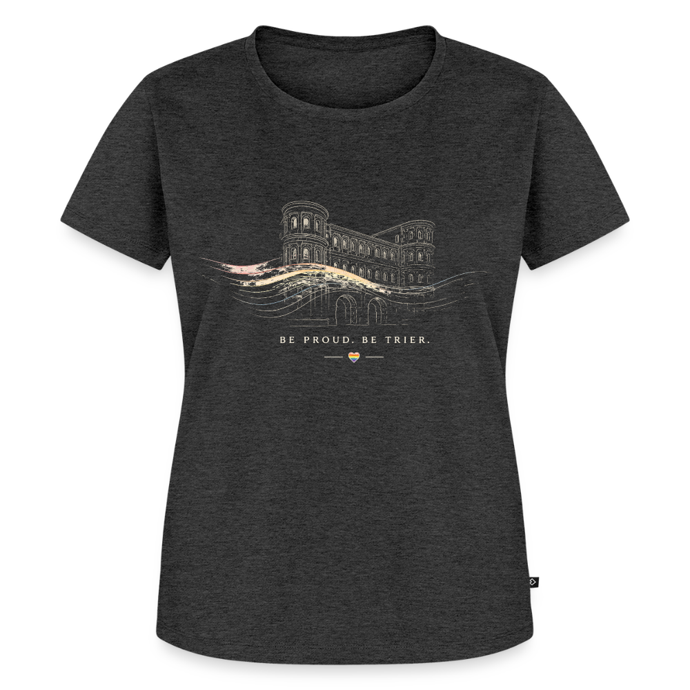 Pride Frauen Premium T-Shirt - Anthrazit meliert