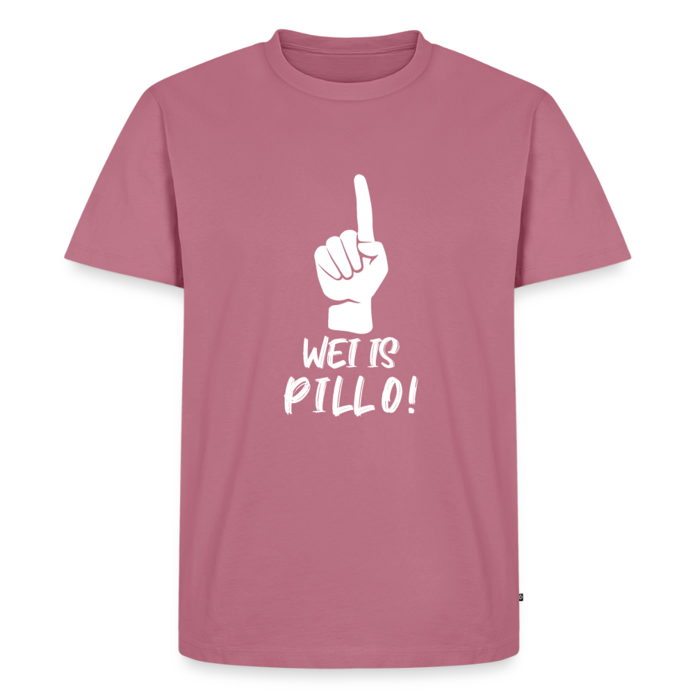 Wei is Pillo Männer Premium T-Shirt - Mauve