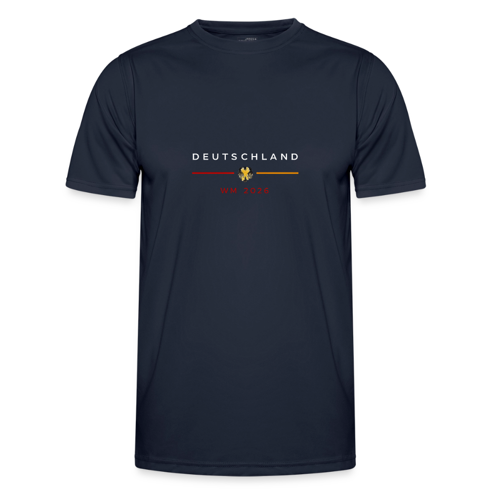 Deutschland Männer Funktions-T-Shirt - Navy