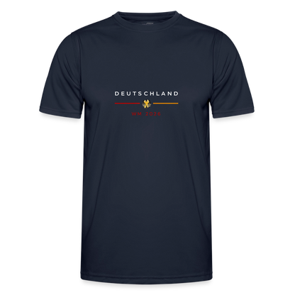 Deutschland Männer Funktions-T-Shirt - Navy