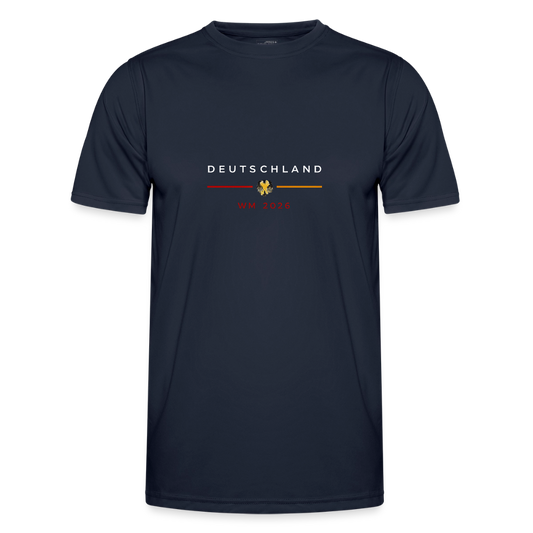 Deutschland Männer Funktions-T-Shirt - Navy