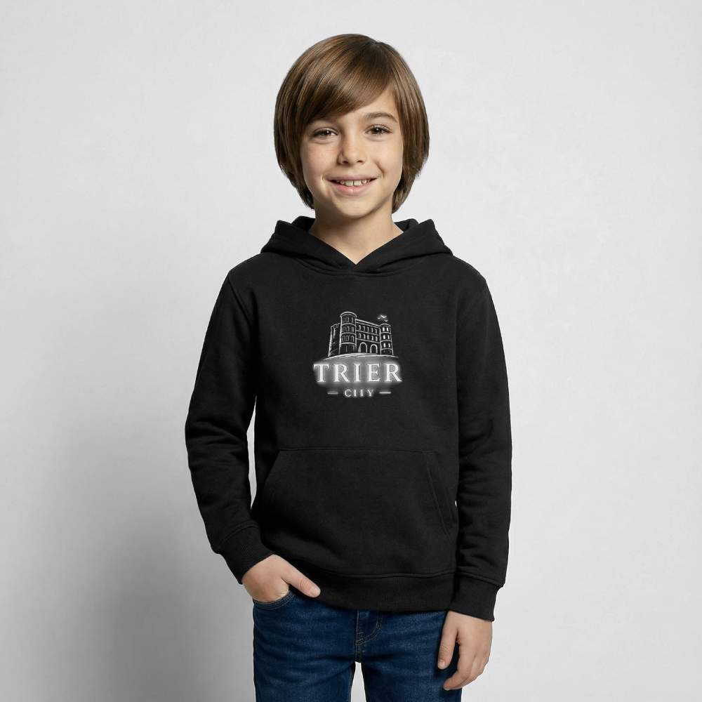 Trier Kinder Hoodie - Schwarz