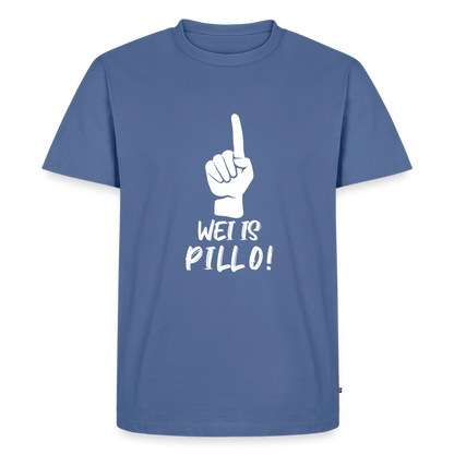 Wei is Pillo Männer Premium T-Shirt - Taubenblau