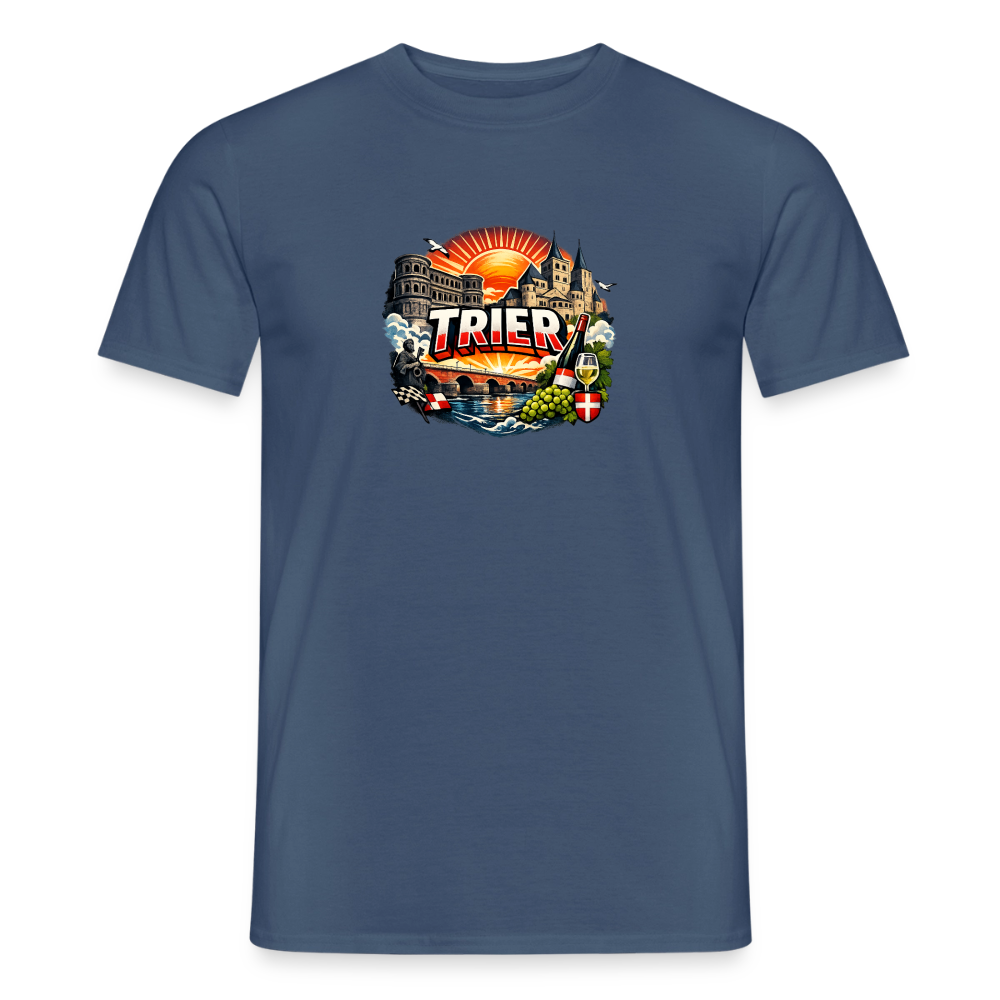 Trier Men's T-Shirt - dark denim