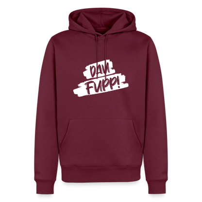 Dau Fupp Männer Premium Hoodie - Burgunderrot